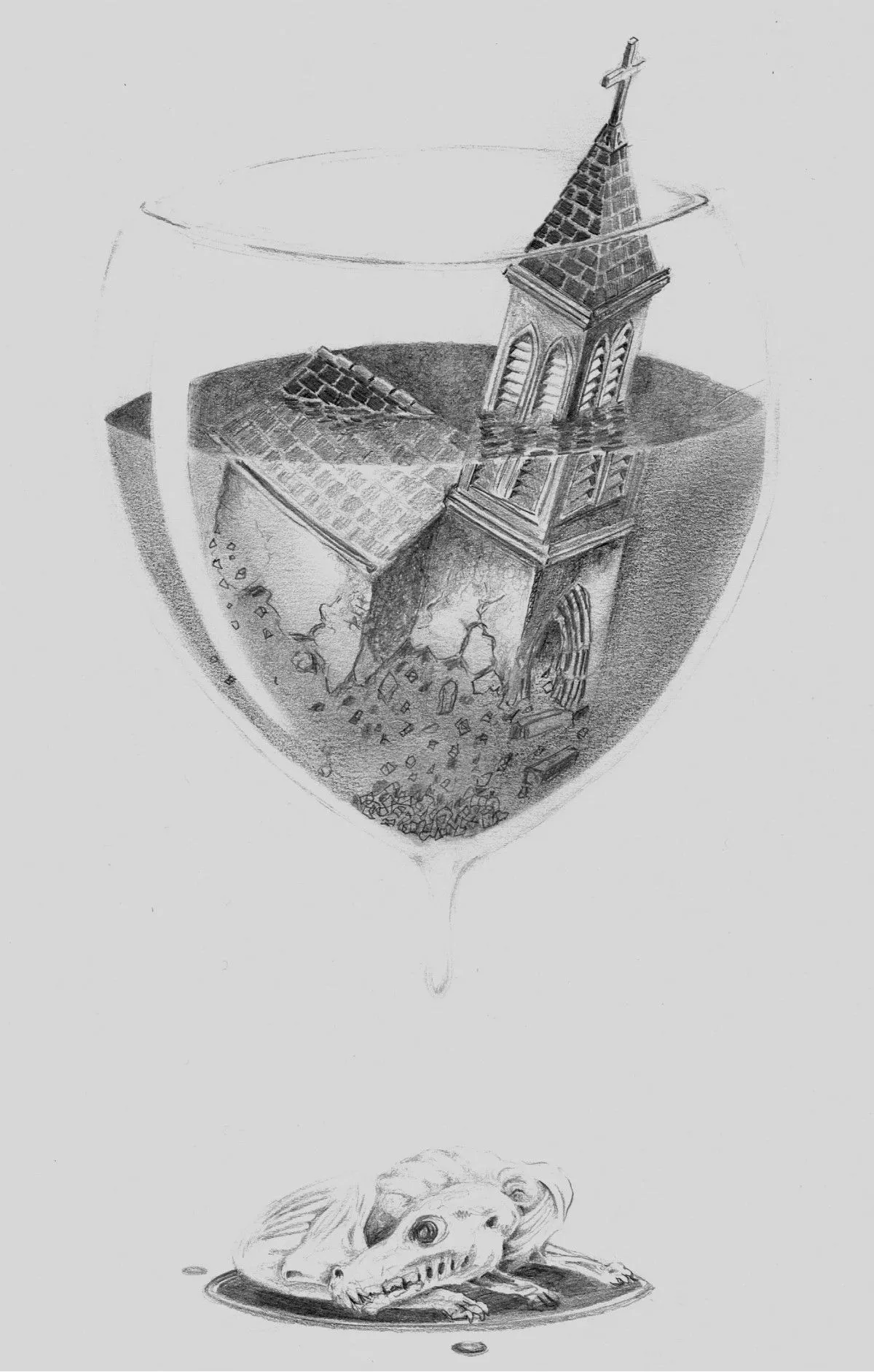 in vino veritas, artwork by sté phane
