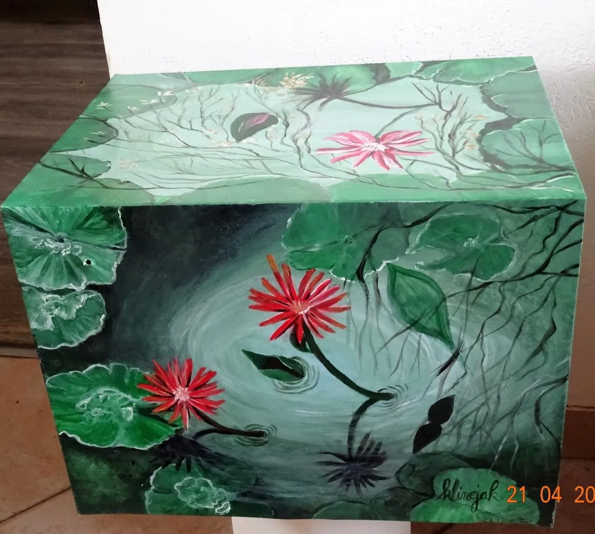 les nénuphars, artwork by jacqueline Meurgues