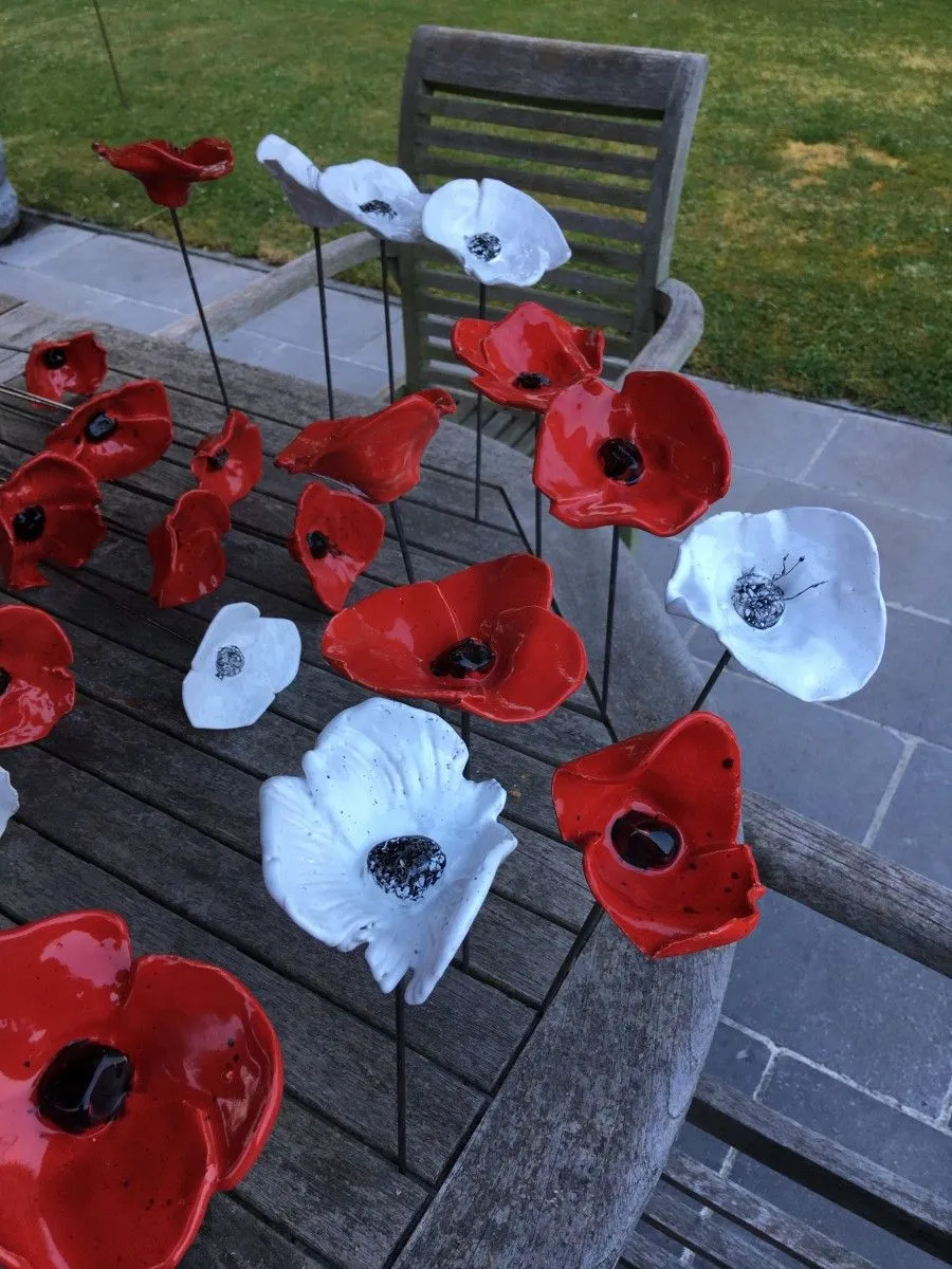 Coquelicots, artwork by Anne Dujeux-Legrand