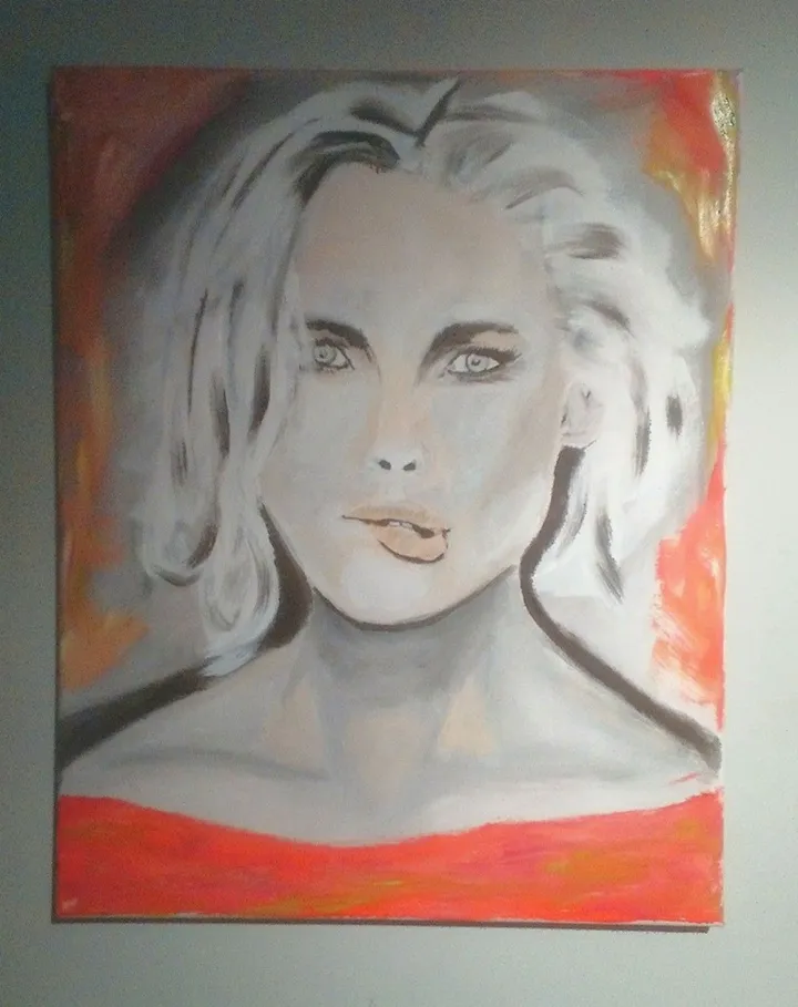 Bite your lip off, artwork by Patrick van