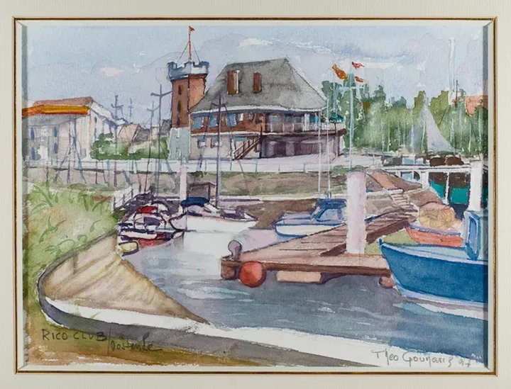 Rico Club (Ostende), artwork by Theo Gounaris