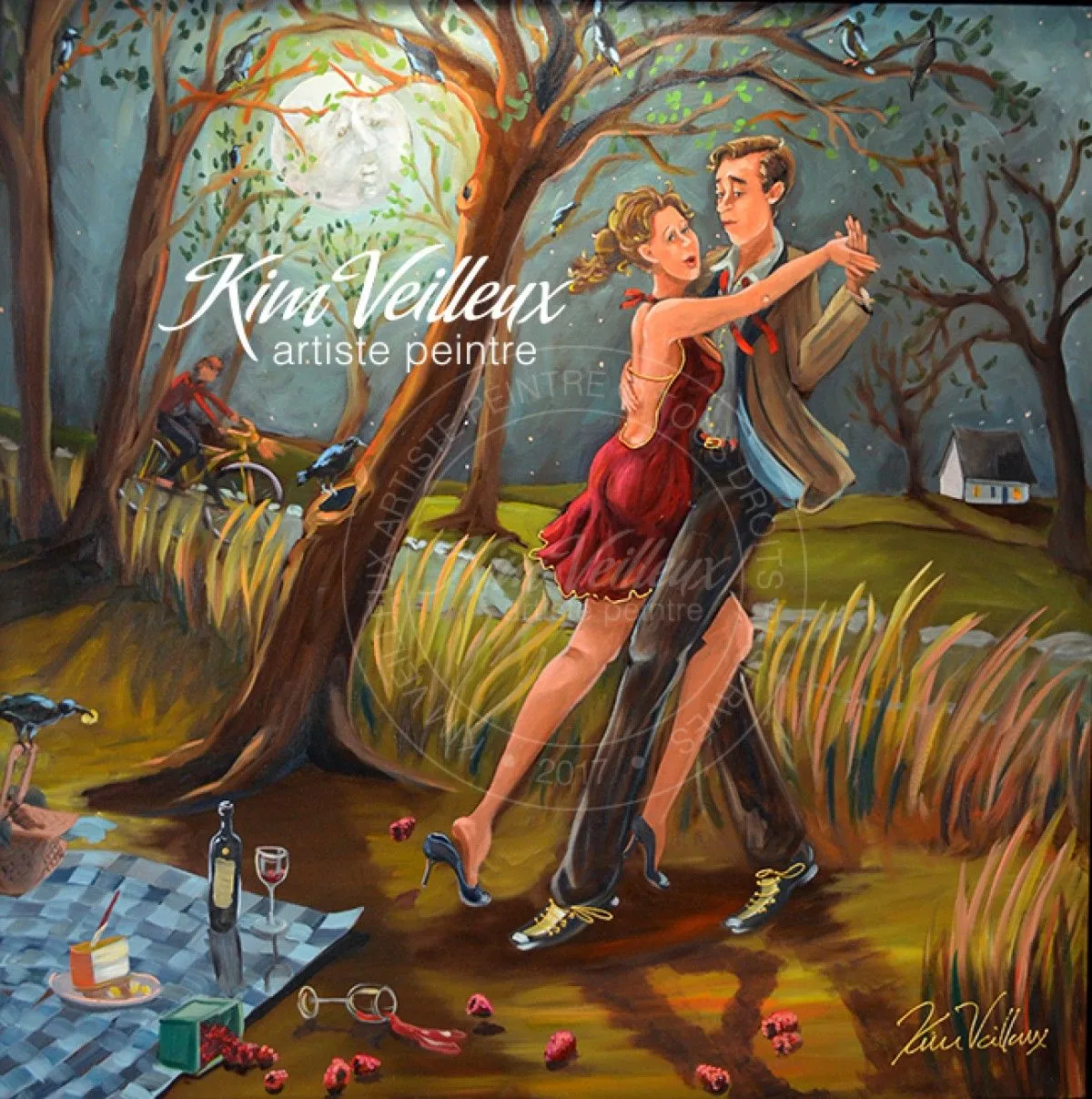 Parfum de framboise, artwork by Kim Veilleux