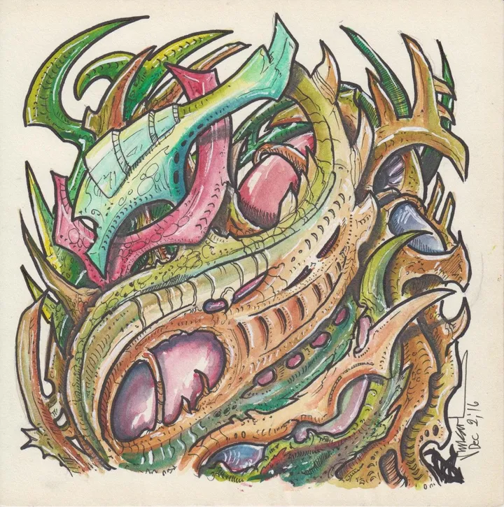 Bio-Organika, œuvre de Jim Carl Echas