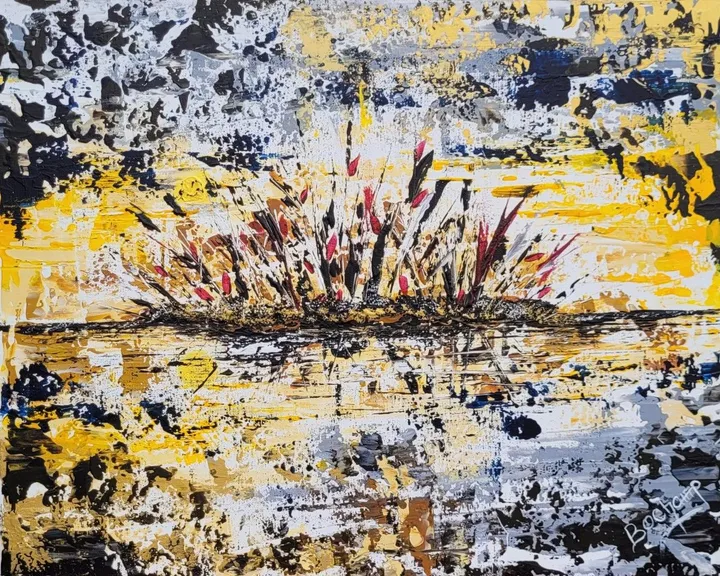 L'Ile, œuvre de Chantal Bochamp