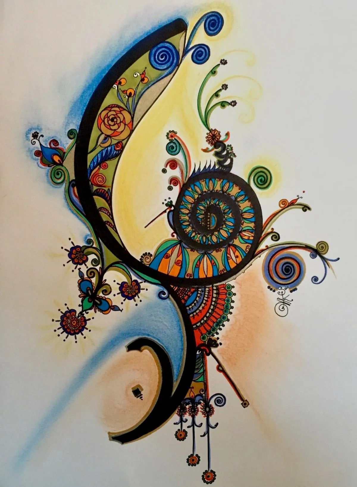 The Cardiologist, artwork by Samar K. Tarazi