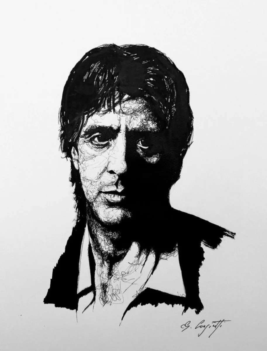 Al Pacino, œuvre de LONGINOTTI Christian