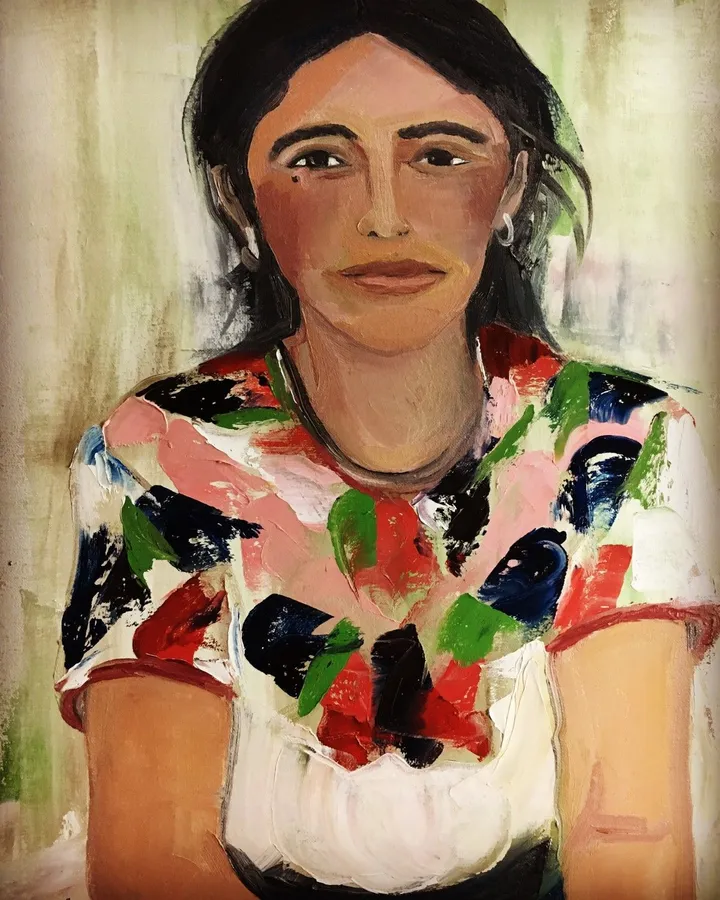 Guatemalan Woman, œuvre de Ligia Moya