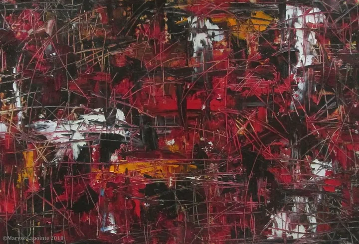 Chaos et Lumière 5, artwork by Maryse Lapointe