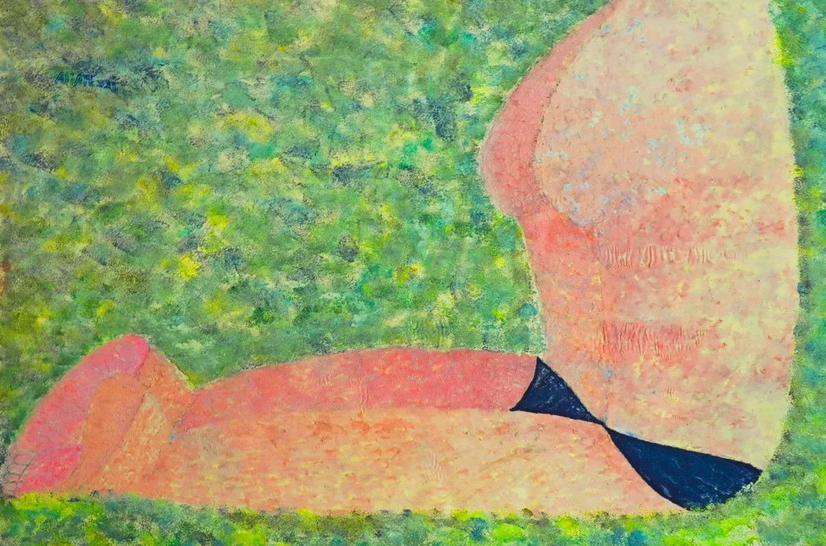 White Buttocks, artwork by Ali AlEzzi