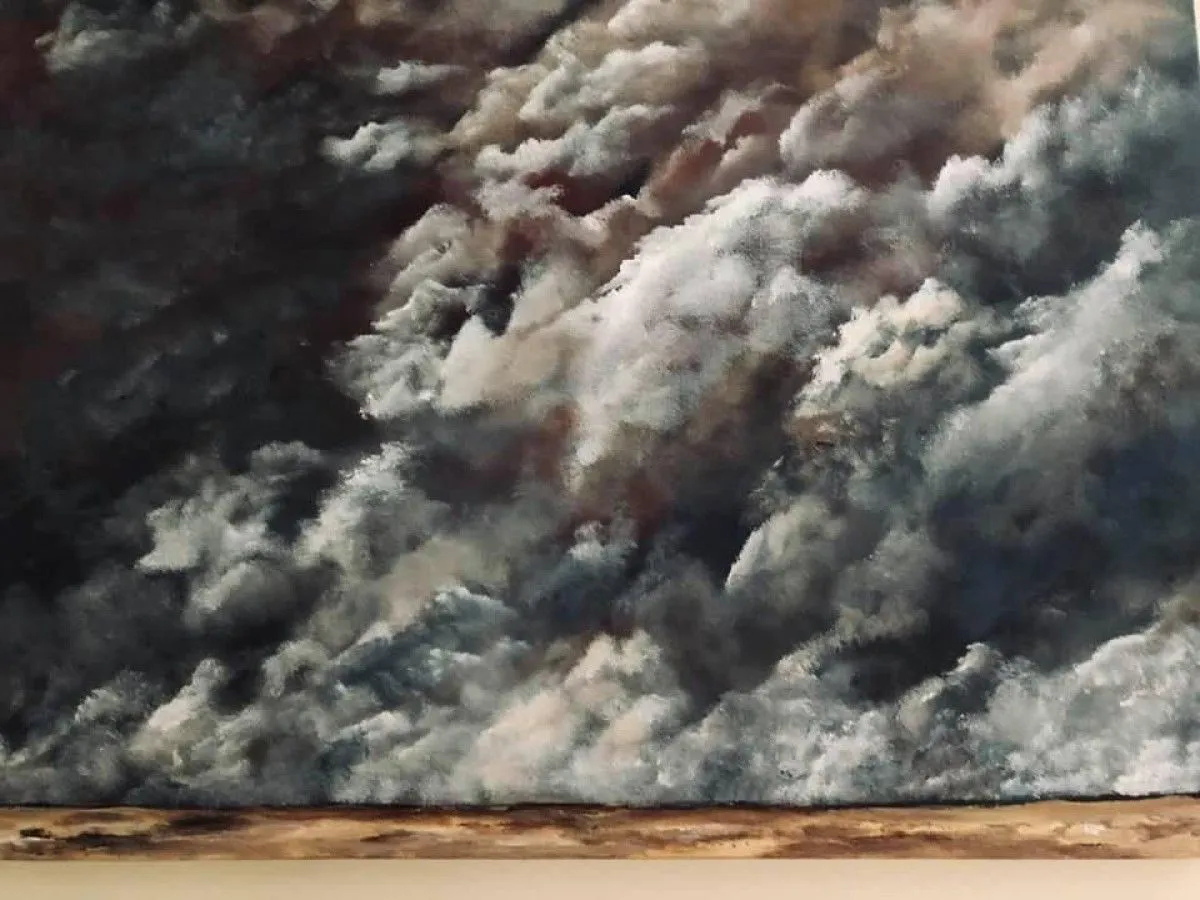 orage, œuvre de Danielle Quevillon