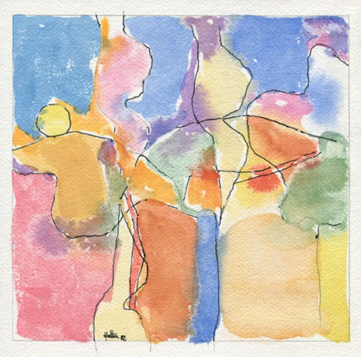 Composition, artwork by Alain HALTER