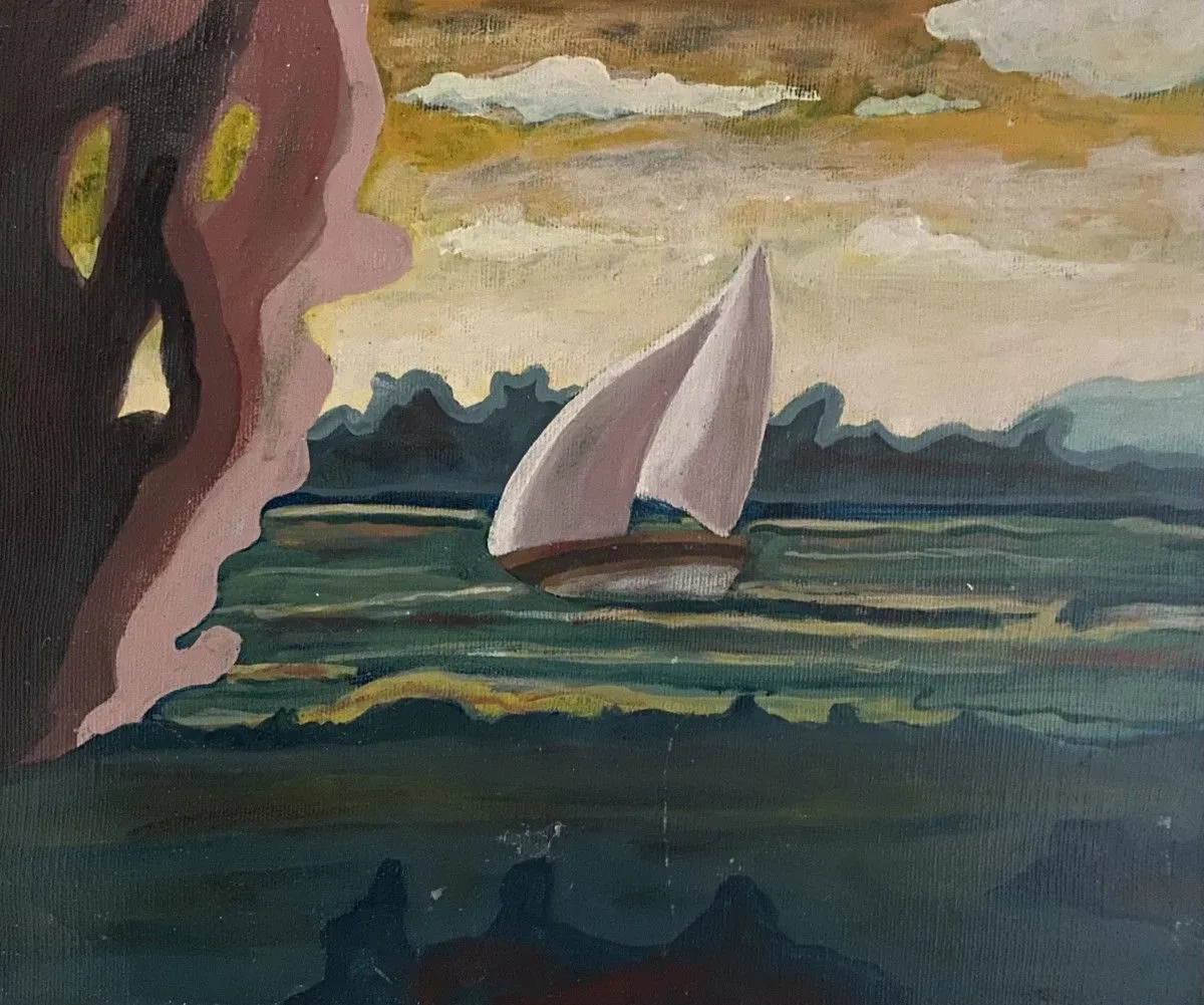 Petit Voilier, œuvre de Denis Roucau
