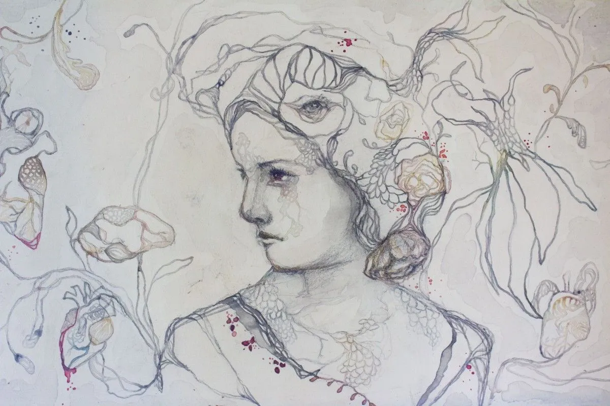 jardin des elixirs, artwork by cindy HOUDE