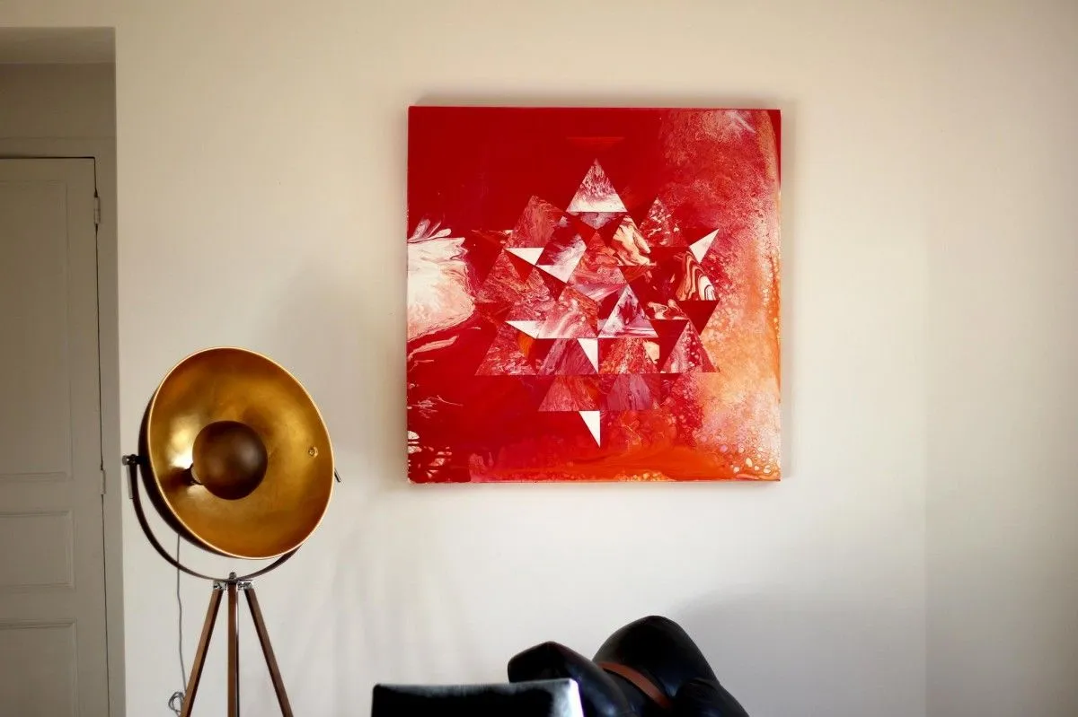Tetraëdron, artwork by Yohann Gacem