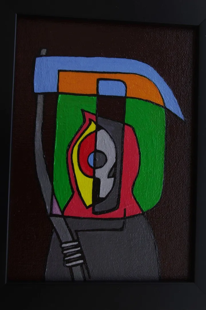 D is for Death, artwork by Geoffrey Humble