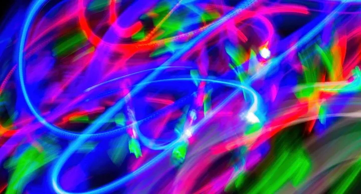 Neon Lights, artwork by Colin RADFORD