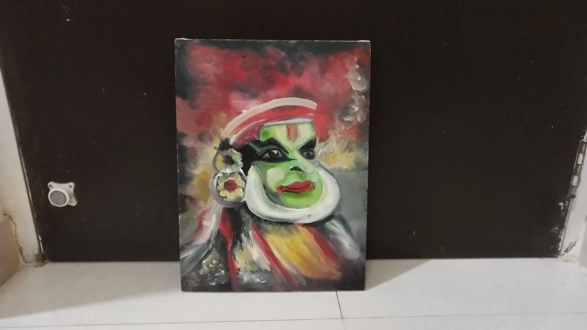 Kathakali, artwork by Pushti Goswami