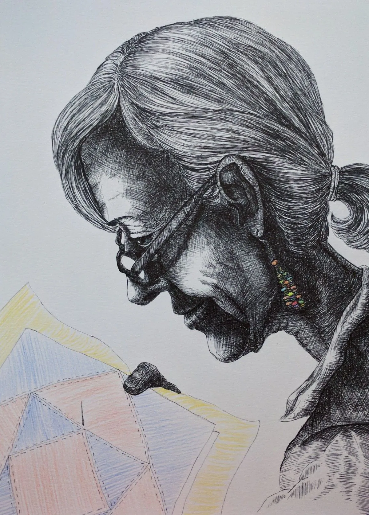 Portrait of my mother, œuvre de Julia Marie