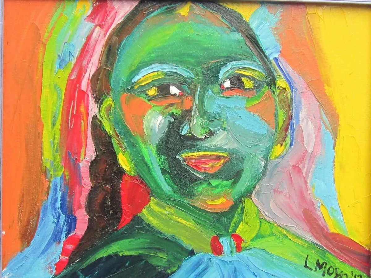 Lempira's wife, artwork by Ligia Moya