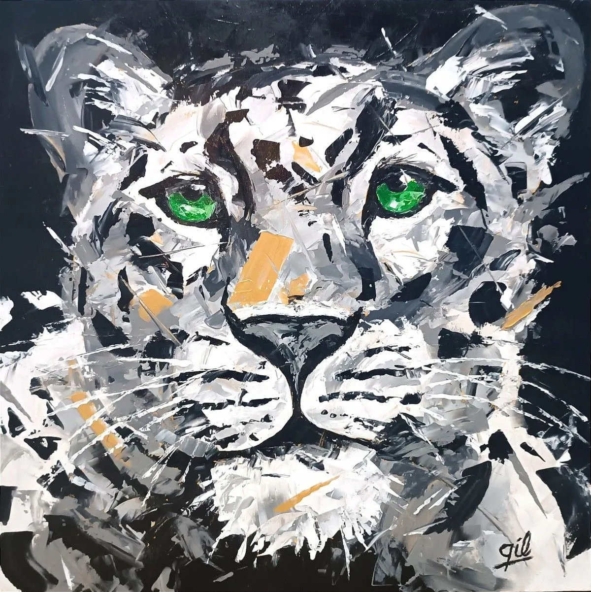 LEOPARD, artwork by Gillian Brin