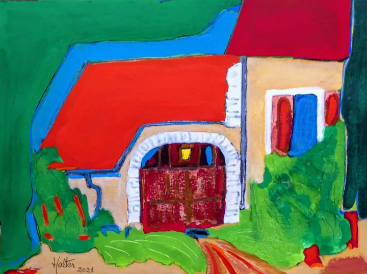 Grange comtoise, artwork by Alain HALTER