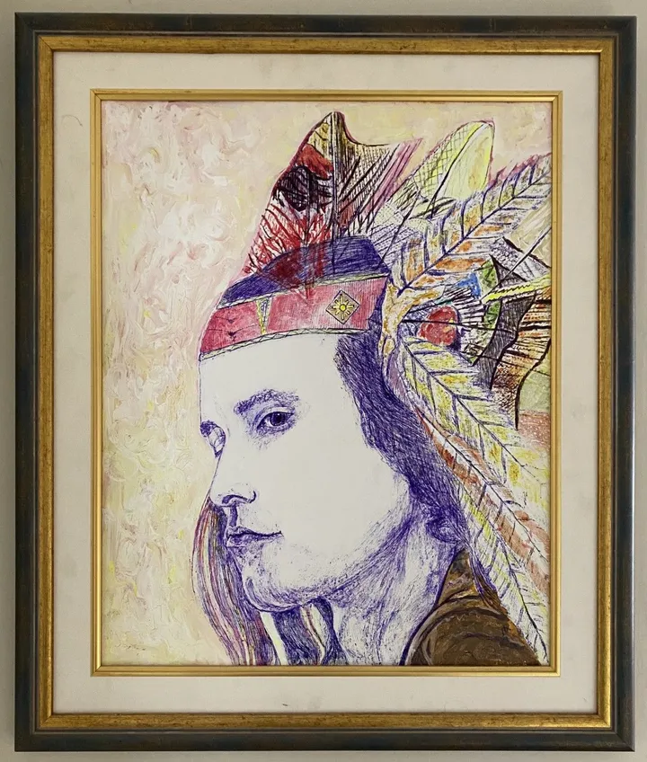 Portrait -, artwork by Denis Roucau