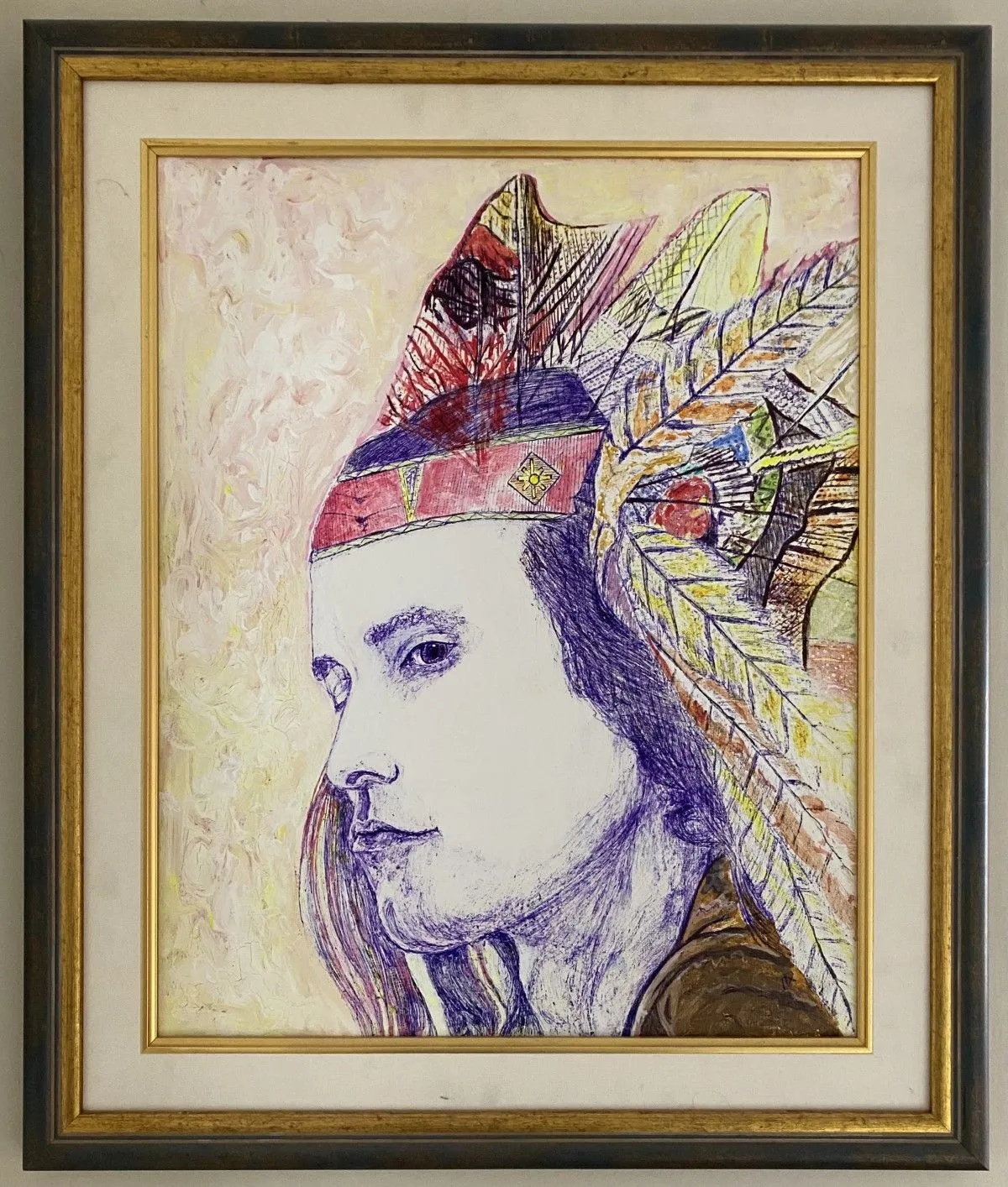 Portrait -, artwork by Denis Roucau