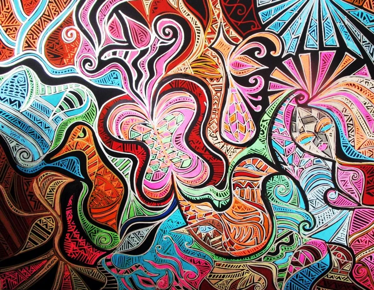 Psychedelic Flight, œuvre de Ronnie Greenspan