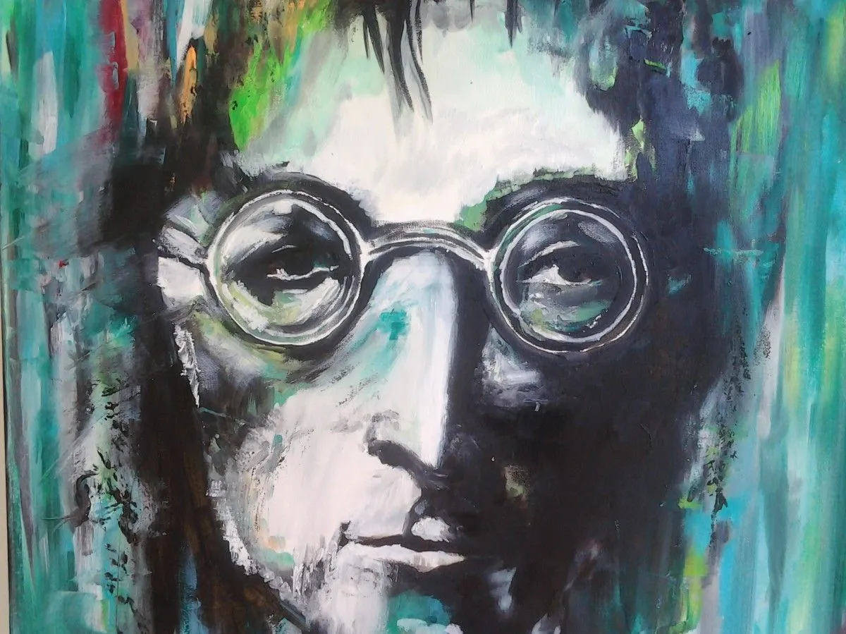 lennon, artwork by michel lucquedey
