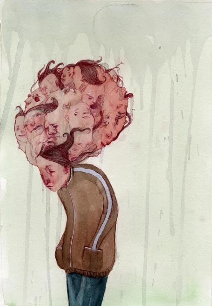 psychedelic art, œuvre de Teahu-Justice Shore