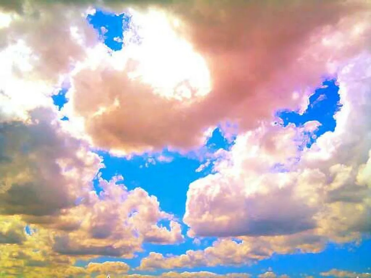 paris sky, artwork by ALJOSHA THOMAS