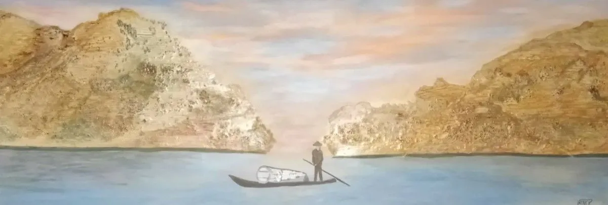 Au soleil levant, artwork by Viviane RINCK