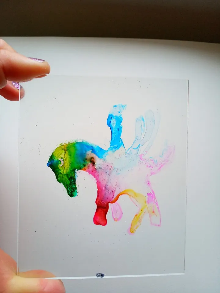 Fairy Baby Flying Horse, artwork by marija colic