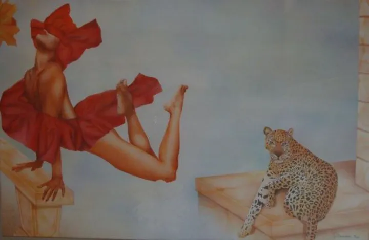 Little red riding hood, artwork by Jan Donders