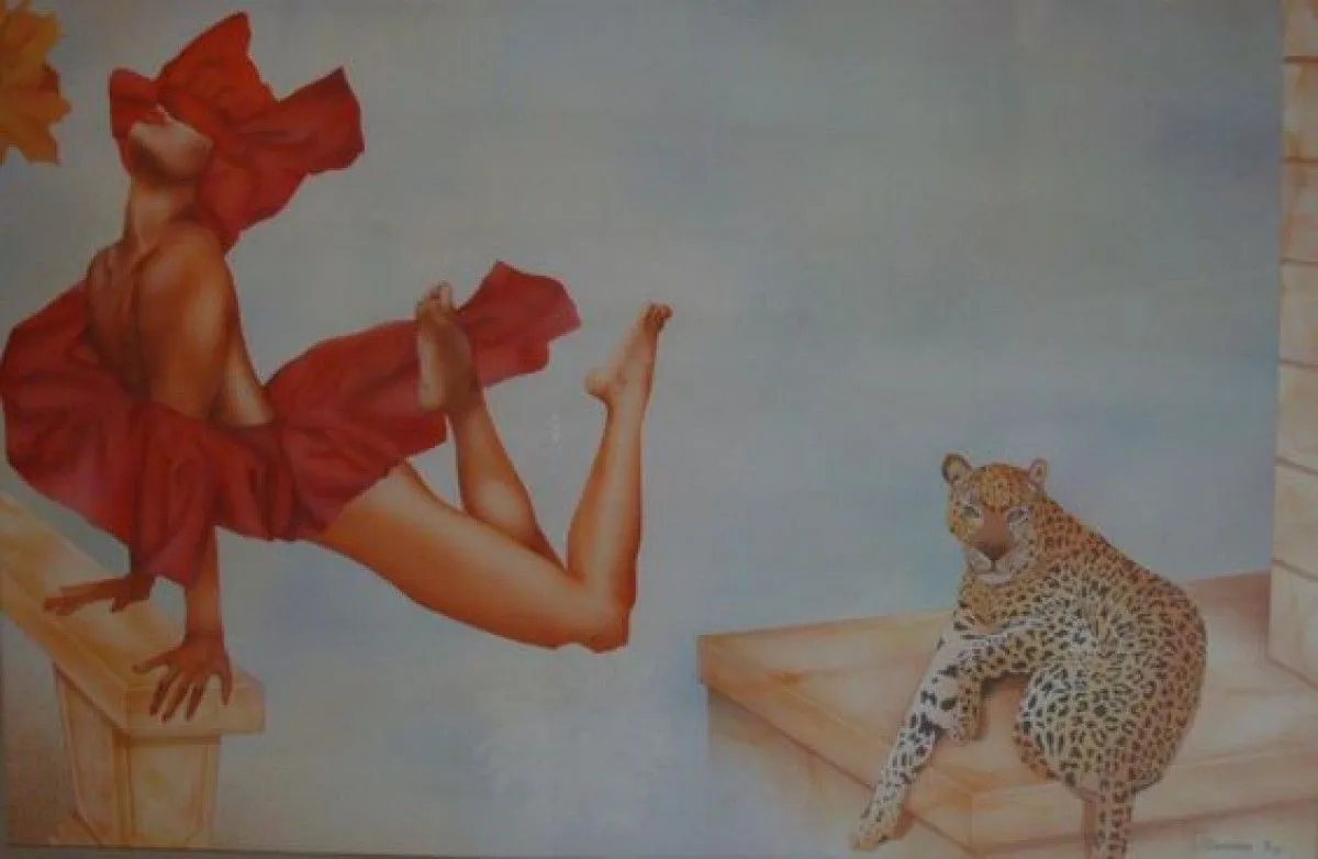 Little red riding hood, artwork by Jan Donders