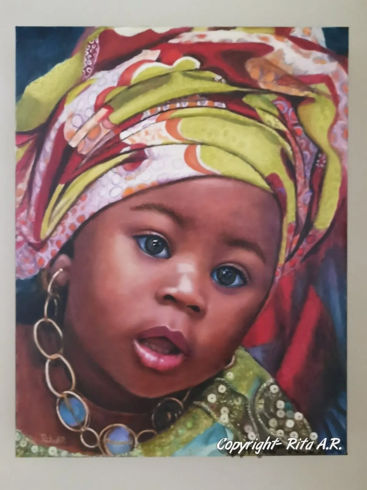 Regards des enfants du monde, œuvre de Rita Abi-Rached