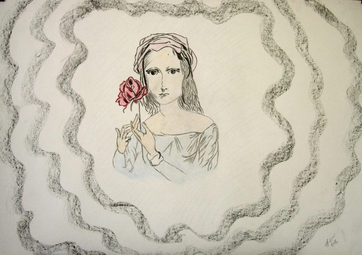 LADY ROSE, œuvre de Marini Tsambi