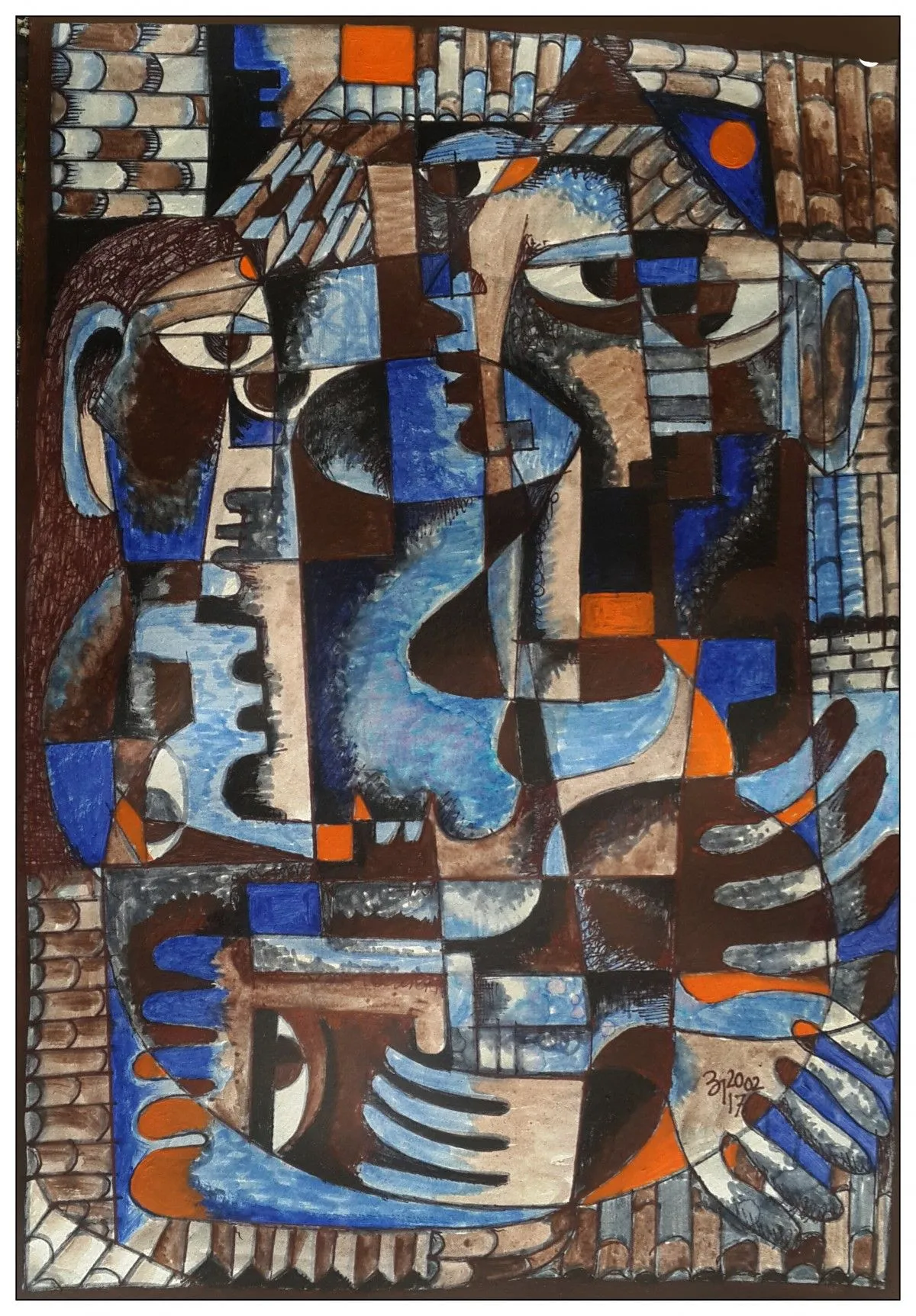 Childhood memories-1, artwork by anil kumar Lakhera