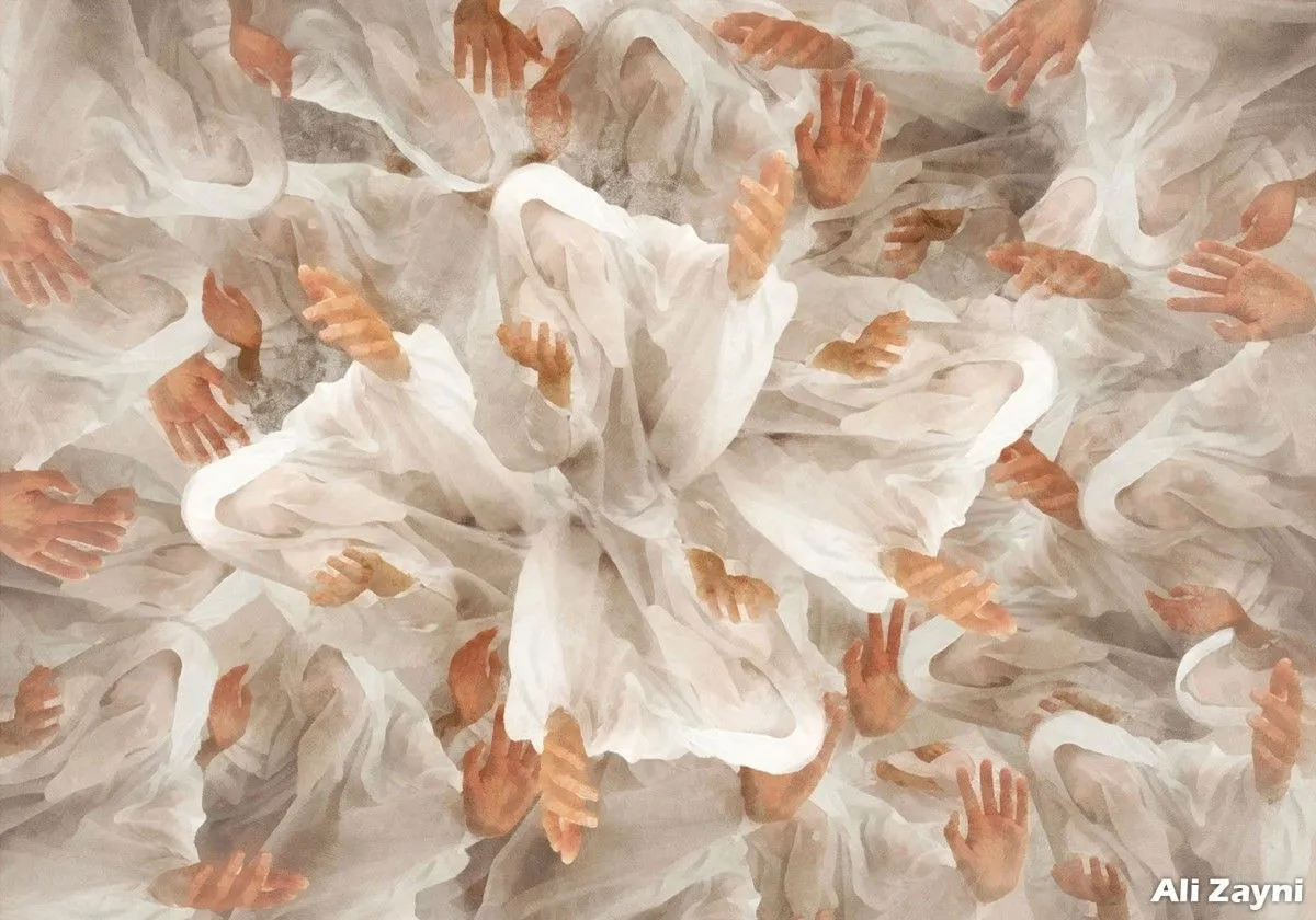 Prayer, artwork by Ali Zayni