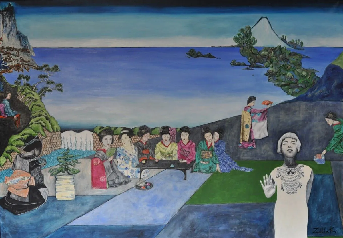 L'espace du tableau, artwork by Zedblek artist