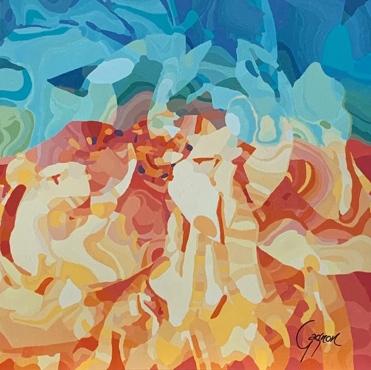 Fleur II, artwork by Lynda Gagnon