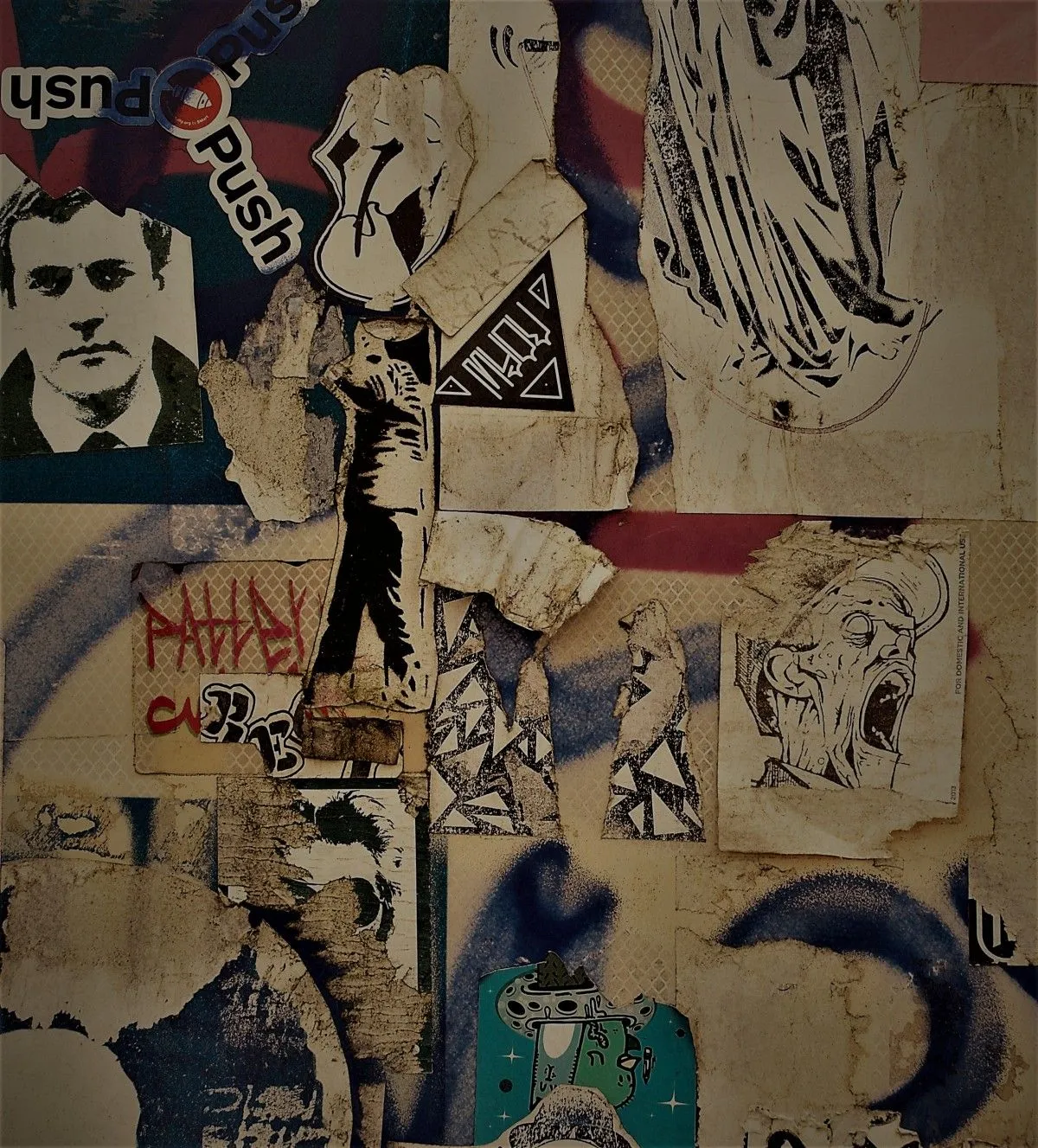 Fragments d'affiche, artwork by Julien Nalia