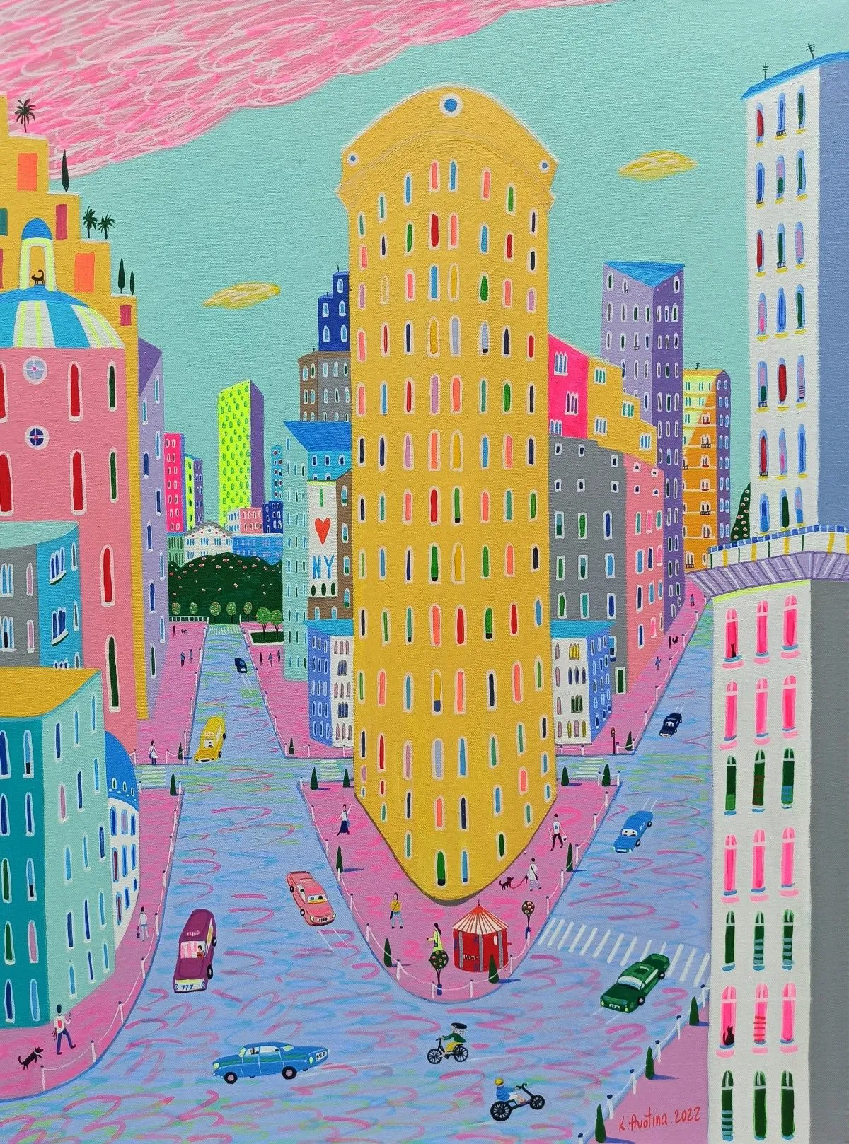 I Love NY, œuvre de Katrina Avotina