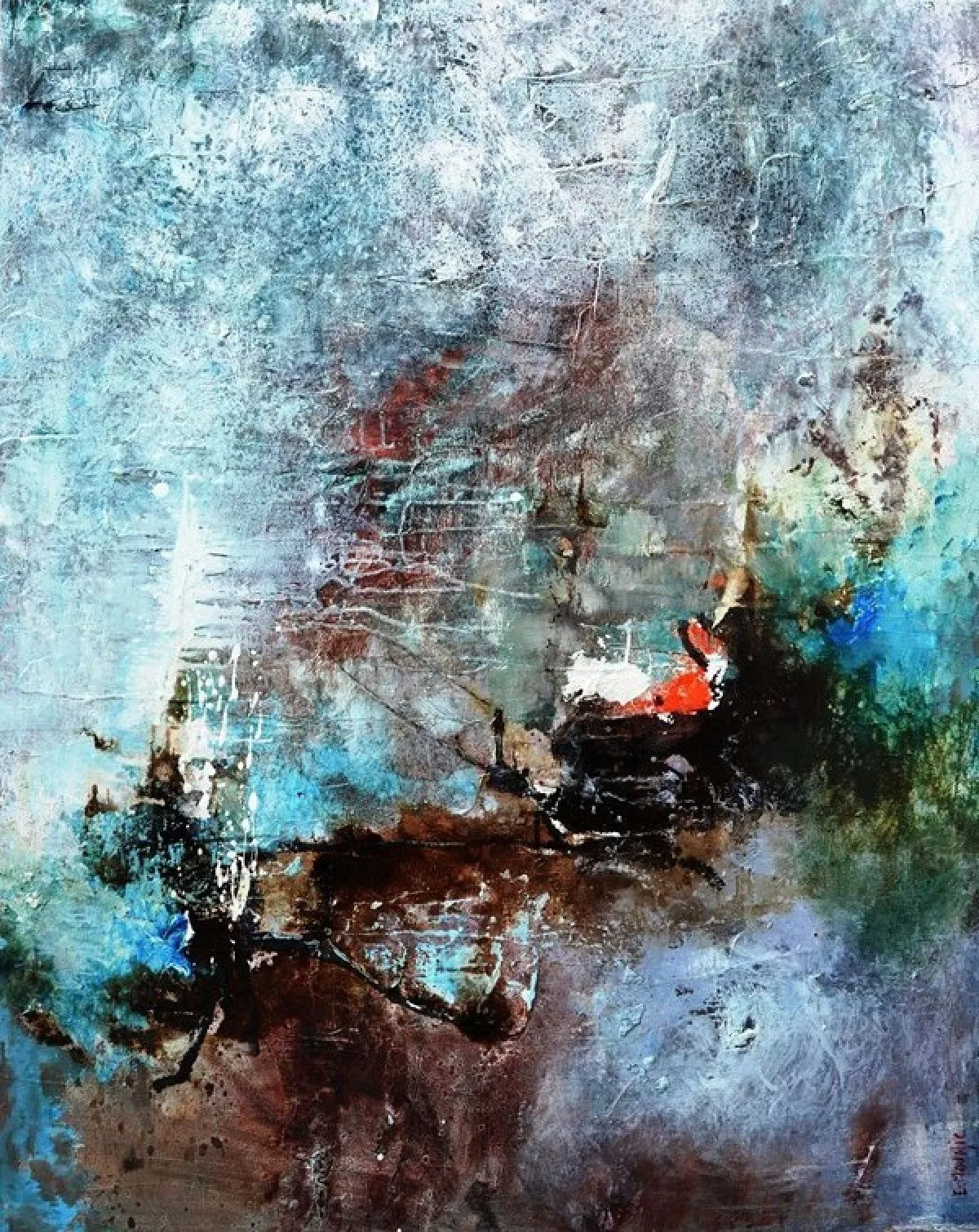 Egrégore, œuvre de Elisabeth Mounic