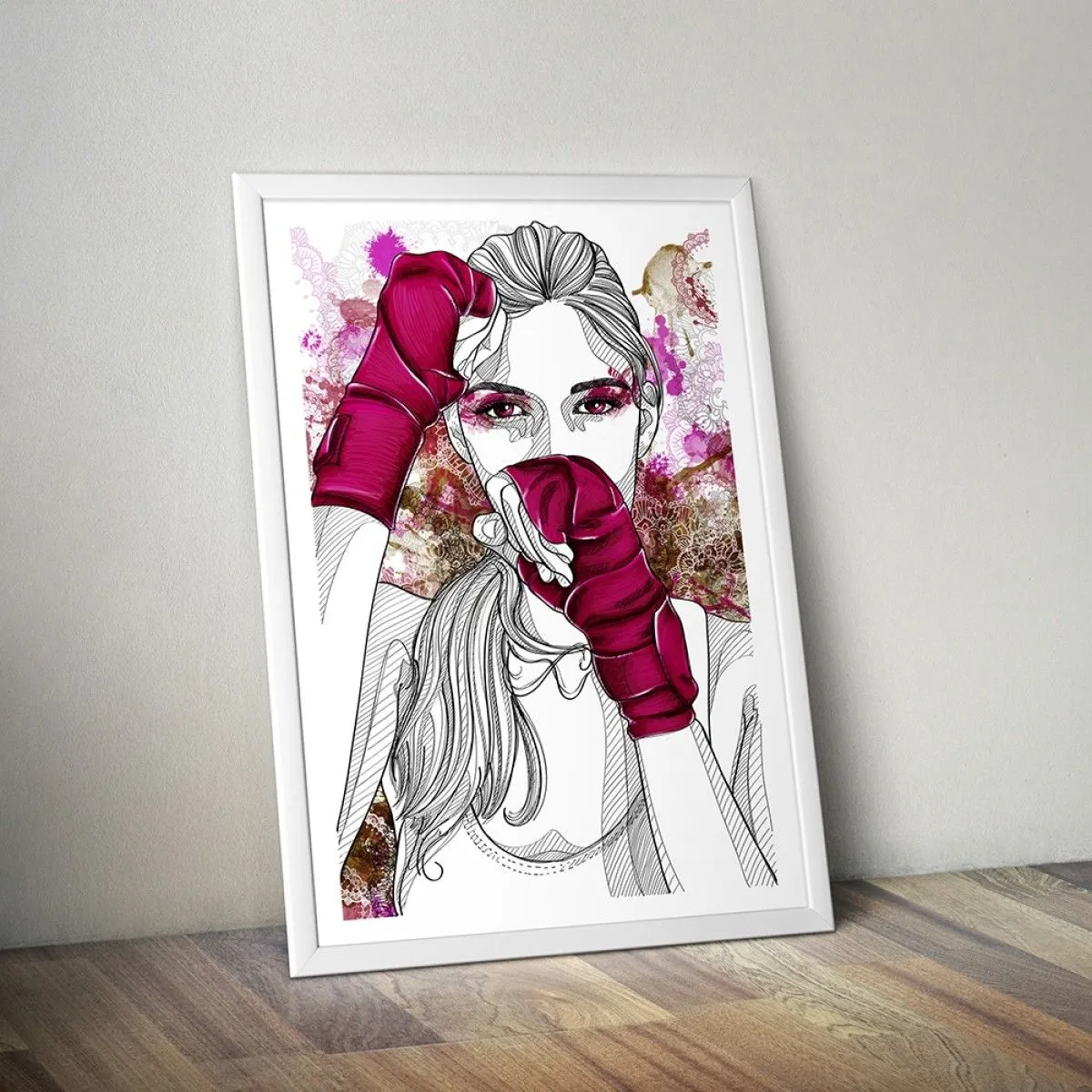 La Boxeuse, artwork by Metais Sarah