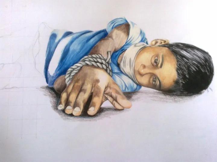enfermer, artwork by Allybocus Nasseerudhin