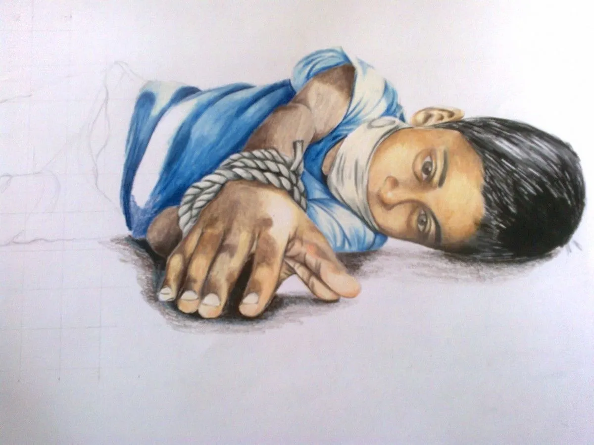 enfermer, artwork by Allybocus Nasseerudhin