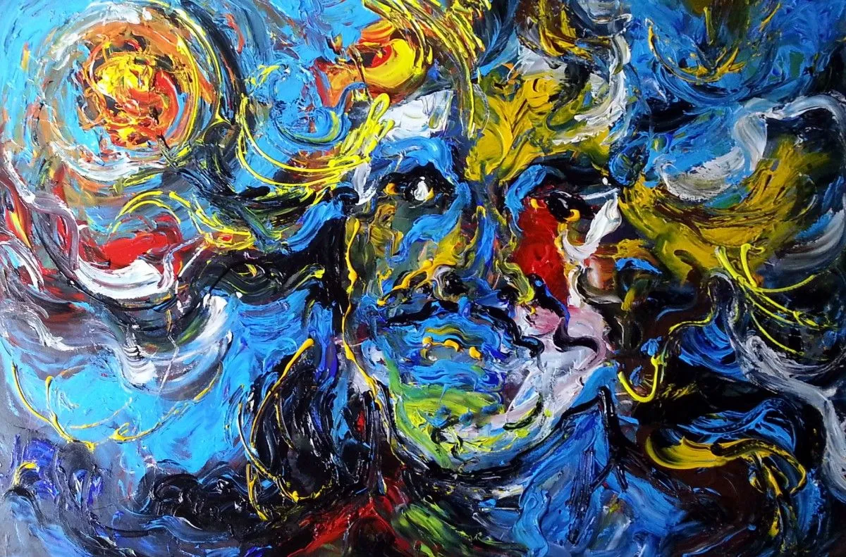 Self Portrait, artwork by Aam Rachmansyah