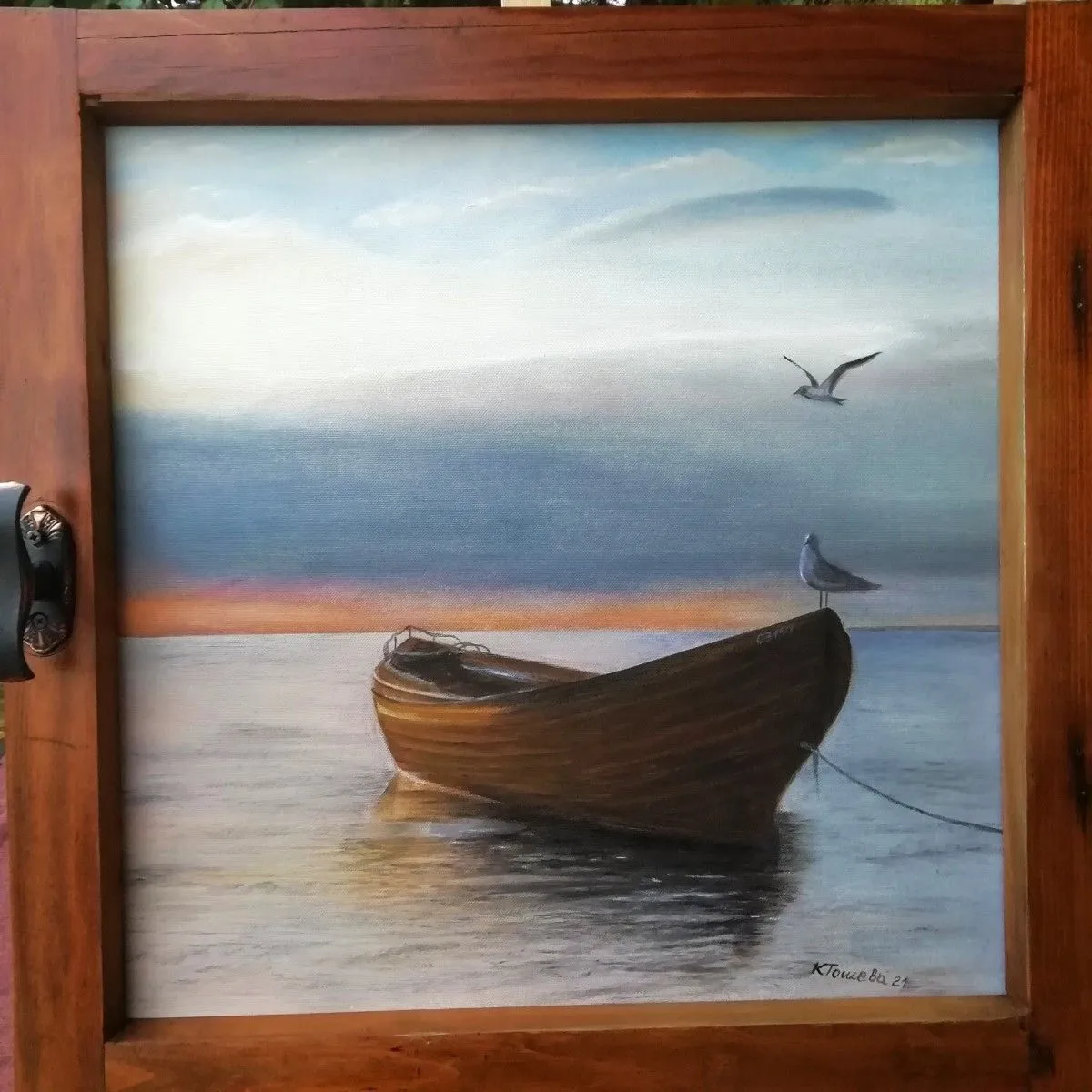 The world is for couple, artwork by Kristina Tosheva
