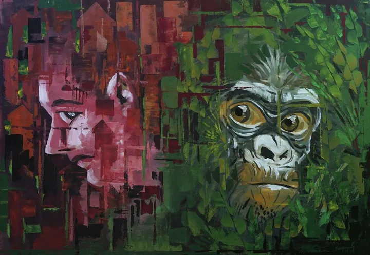 The Gaze, œuvre de Sanjaya Gunarathna